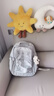 爱迪生发明家初中生书包大容量双肩包男女生高中学生休闲背包 2271-2 浅灰蓝 实拍图