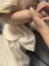 G.duck周岁礼服男女宝宝夏季婴儿衣服分体儿童唐装套装中式百天满月抓周 咖色BX25263 90 尺码1~2岁【 80-90cm】cm 晒单实拍图