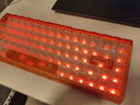 狼蛛（AULA）HERO 68XS镂空无线三模磁轴键盘RT电竞游戏专用双8K ARGB背光68键客制化机械键盘无畏契约 双8K【幻宇橙-雪神磁轴】无线三模 实拍图