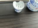 瓷牌茗茶具瓷牌茗 青花瓷茶杯盖碗 陶瓷泡茶壶 功夫茶具 三才碗150ML 国色天香三才盖碗 实拍图
