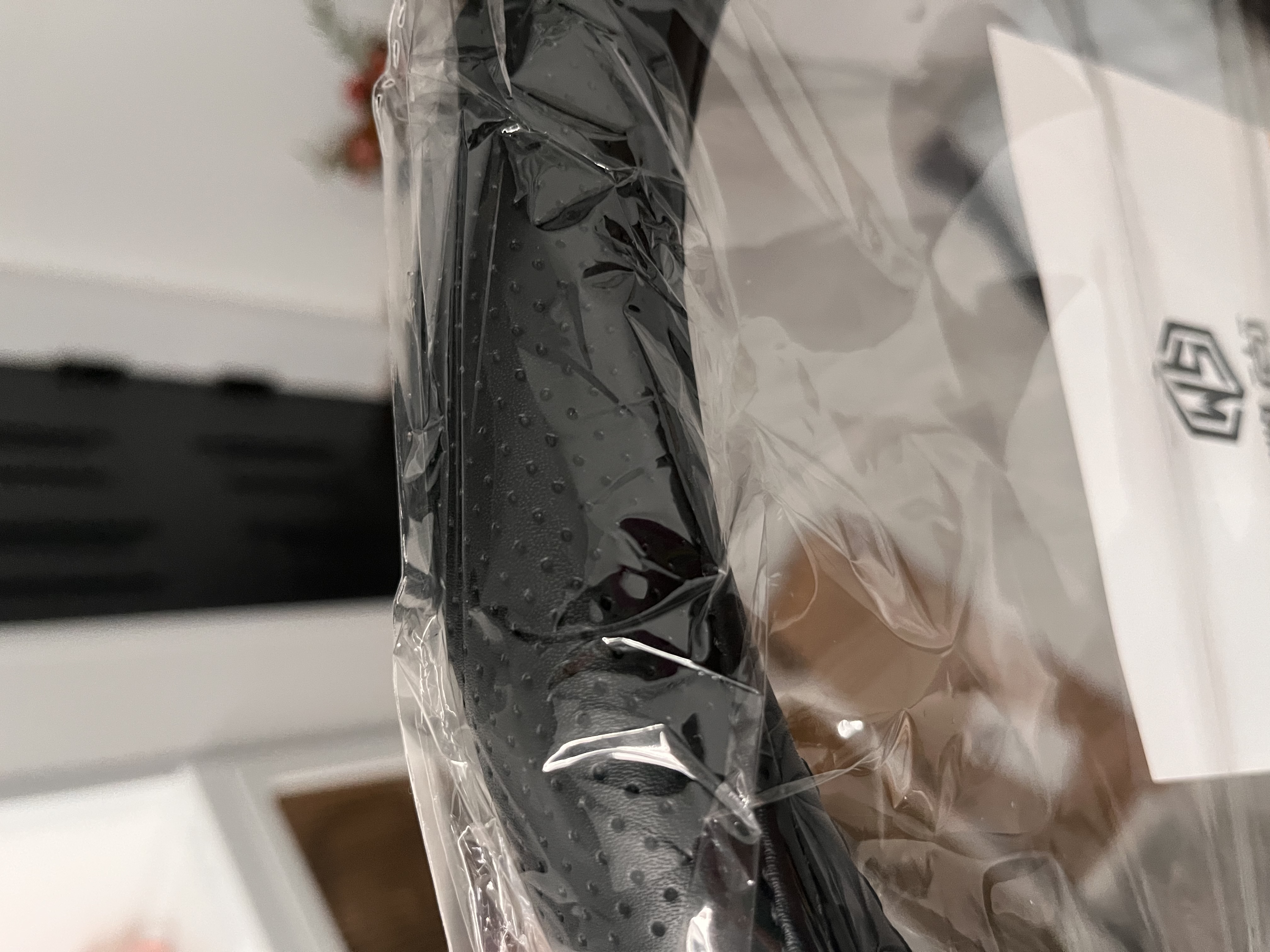 微尚 汽车方向盘套真皮保护套吸汗防滑超薄四季通用奔驰丰田宝马大众 实拍图