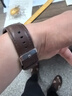品胜适用华为手表表带Watch5/4/3/GT6/5/Pro/4/3/2/真皮表带22mm时尚舒适商务皮革腕带46mm表盘棕色 实拍图