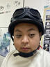 JYT个性M35大兵德式钢盔巡航机车复古半盔男女骑行电动摩托车头盔皮 黑黄线搭配黑框哈雷镜 2XL（62-63） 实拍图