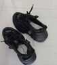 拉夏贝尔女鞋厚底增高老爹鞋百搭网面休闲运动鞋子女-A1006 黑色 38 实拍图