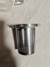 北鼎（Buydeem）茶水分离玻璃杯 办公泡茶滤杯高硼硅泡茶杯灰羽色 实拍图