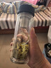 万象（WANXIANG）双层玻璃杯经典皮纹V20RL商务办公礼盒泡茶杯370ML大容量家用水杯 实拍图