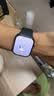 Apple/苹果 Watch S11 智能手表GPS+蜂窝款46毫米深空灰色铝金属表壳黑色运动型表带S/M MFDD4CH/B 实拍图