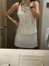 迪卡侬运动短裙女夏半身裙网球裙活力白S-2696878 实拍图