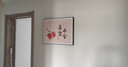 顺吉祥利 猫咪电表箱装饰画遮挡配电箱电闸盒开箱多媒体挂画开关餐厅壁画 B8017平安喜乐寓意 45*35cm(遮挡35*25)左推拉黑框 实拍图