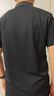 jackWolfskin狼爪26春夏新款DONDO男士休闲户外短袖POLO衫上衣T恤衫5820015 黑色/6000 M 实拍图