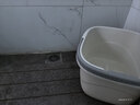 五月花泡脚桶加深21cm*1只装手提洗脚盆养生家用便携按摩免安装 实拍图