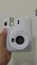 富士（FUJIFILM）instax  mini12 一次成像 立拍立得相机 mini12 茉莉白 套餐一（官方标配+白边相纸10张） 实拍图