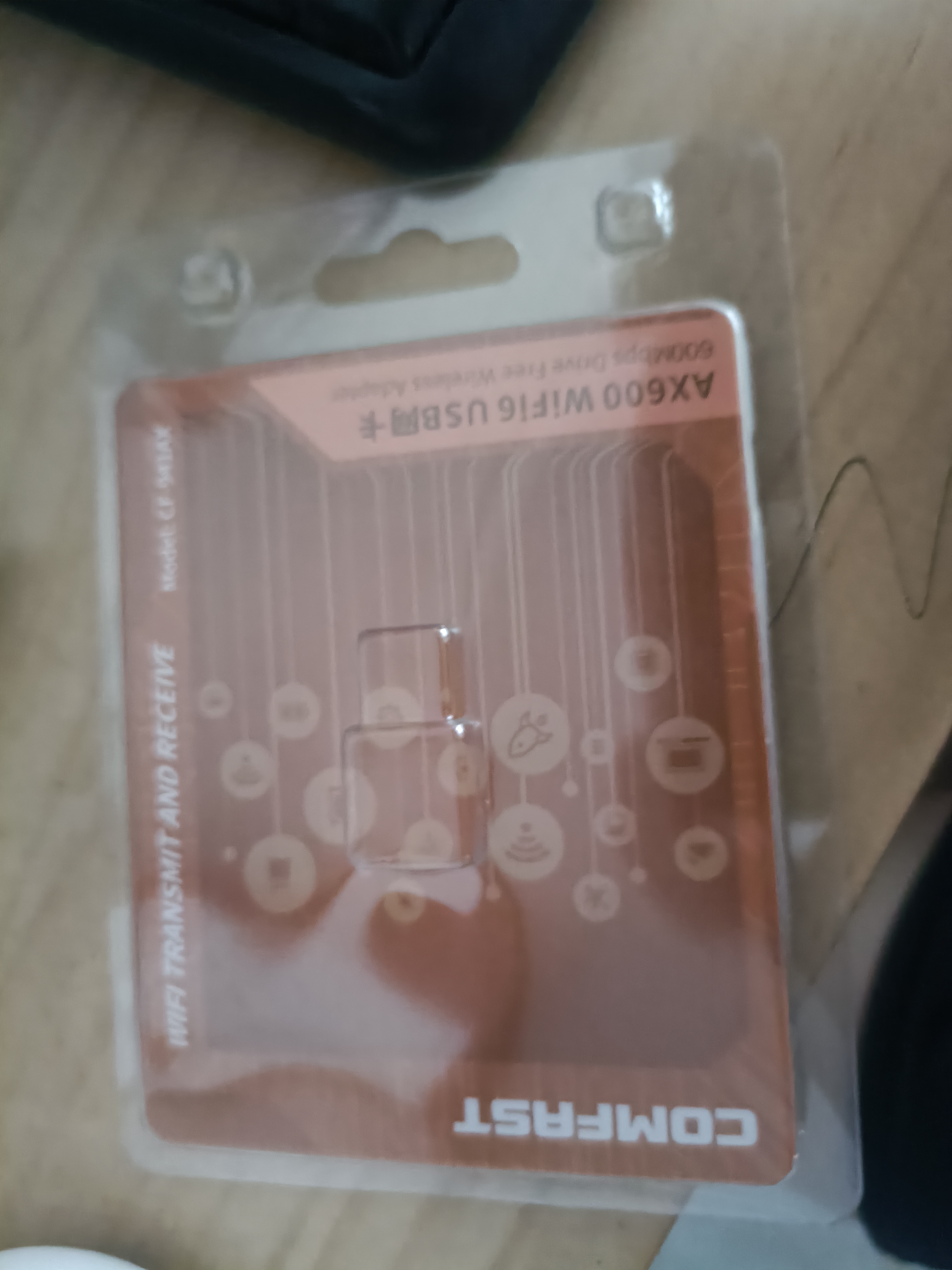 COMFAST WiFi6双频5G免驱USB无线网卡台式机专用迷你AX600笔记本电脑外置wifi接收发射器CF-941AX 实拍图