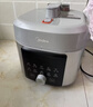 美的（Midea）小飞侠电压力锅有钛0氟0涂层双胆高压锅5L全自动智能预约4-6人多功能一体饭煲E5825N 实拍图