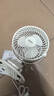 得力【行业TOP1-热销100W+】桌面usb风扇小型电风扇学生宿舍办公室工位寝室床头轻音小风扇-LK220白 实拍图