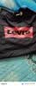 Levi's李维斯情侣美式宽松印花时尚简约舒适潮流纯棉圆领短袖T恤 黑色 002A0-0001 L 实拍图