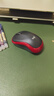 罗技（Logitech）M185鼠标 无线鼠标 办公鼠标 对称鼠标 黑色红边 带无线2.4G接收器 实拍图