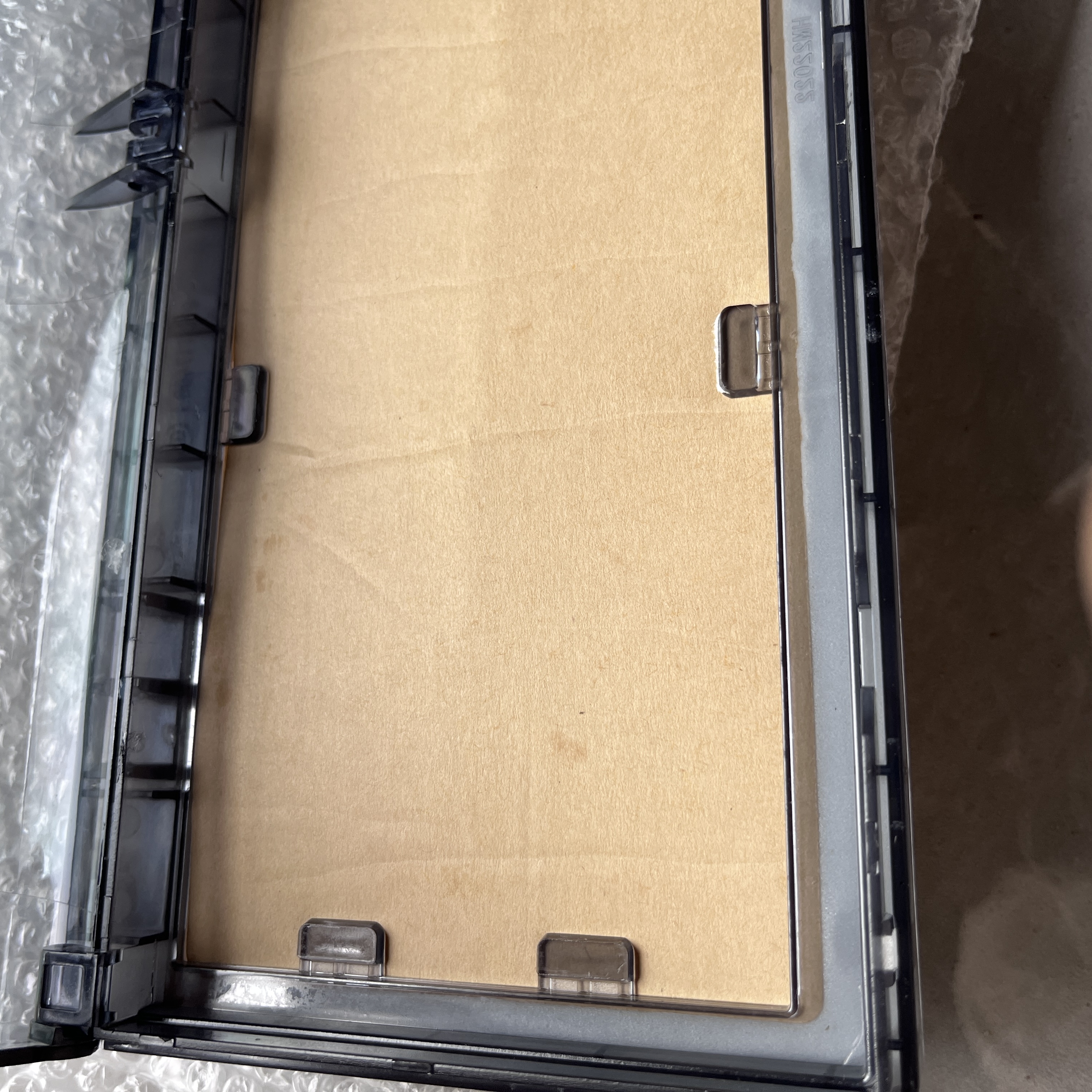国际电工（FDD）86型自粘贴加高插座防水罩防溅盒智能电源插座防水盒保护罩 86型三位通用(黑透) 实拍图