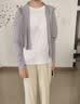 蕉下（beneunder）防晒衣女春夏新款冰丝凉感升级披肩AL118初云蓝M 实拍图