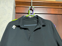 迪桑特（DESCENTE）DESCENTE迪桑特TRAINING系列男士吸湿速干D-TOUGH短袖POLO衫新品 BK-黑色 L (175/96A) 实拍图