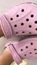 卡骆驰（CROCS）贝雅卡骆班洞洞鞋|205089 芭蕾粉-6TG   37 /38(230mm)   实拍图