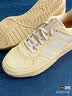 adidas「面包鞋」COURTIC经典运动板鞋男女阿迪达斯官方三叶草 芥末黄   41 实拍图