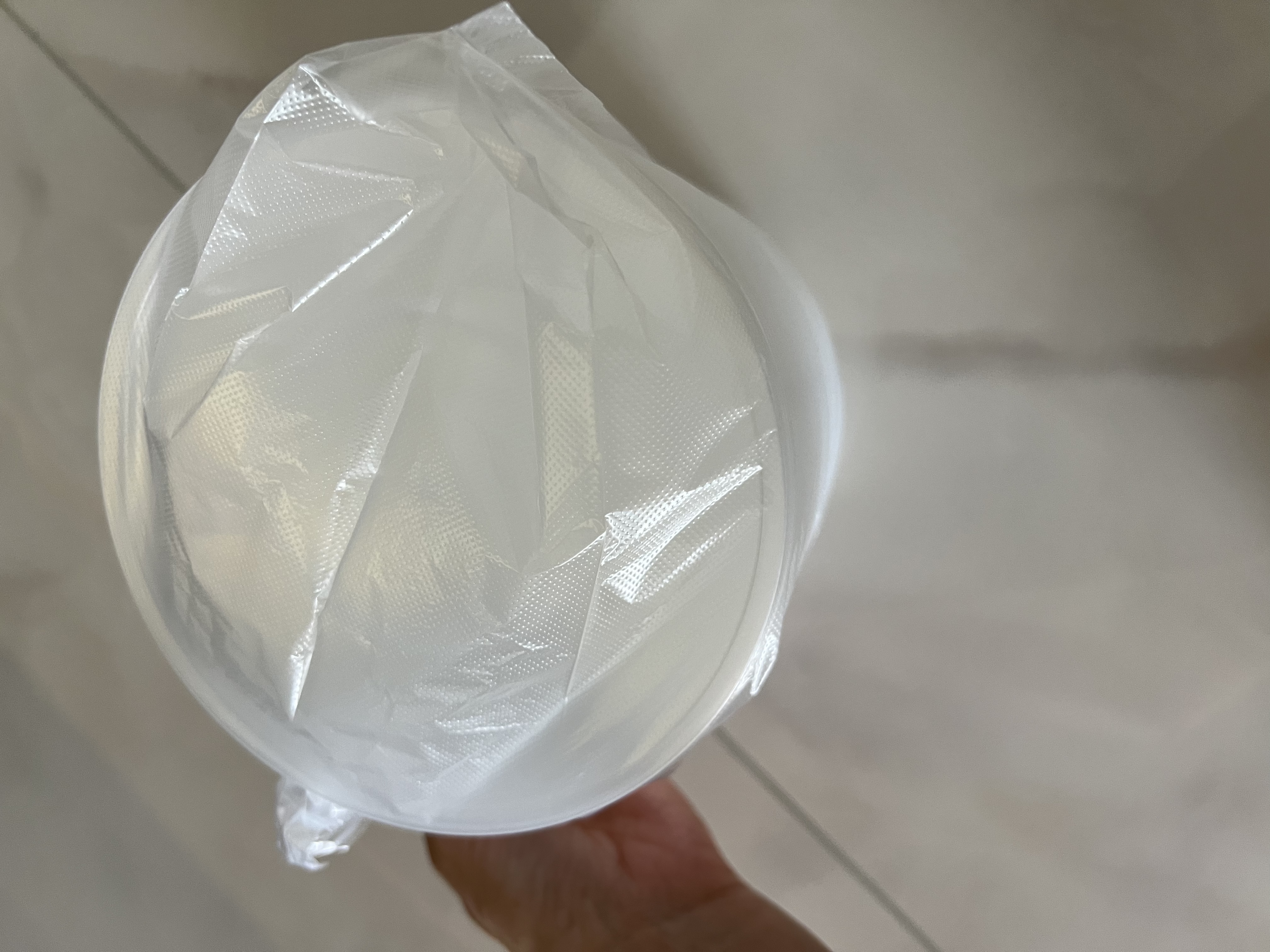 美丽雅 一次性饭盒圆形1000ml*20套打包碗食品用盒加厚带盖可微波 实拍图