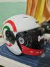 坦克（Tanked Racing）摩托车头盔3C四分之三盔T536四季防风B.Duck电动车安全帽男女 白色莫瓦【经典】【彩色镜片+透明镜片】 XXL（建议头围60-62cm） 实拍图