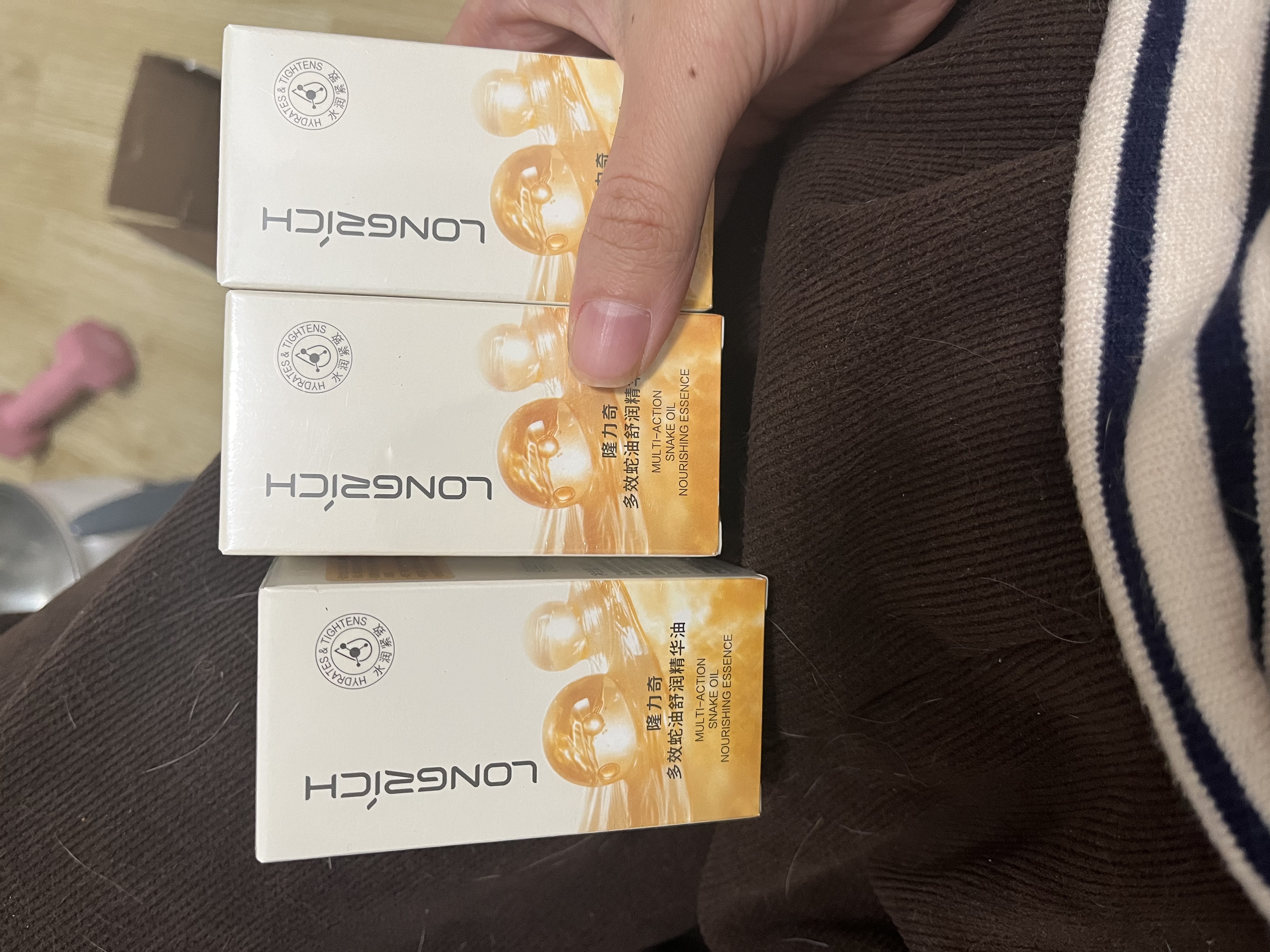 隆力奇多效蛇油舒润精华油12ml淡化皱纹紧致保湿舒缓肌肤男女士 实拍图