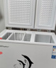荣事达（Royalstar）双温冰柜家用小型双箱冷柜 冷藏冷冻两用柜双门商用大容量卧式冷柜节能省电 【节能省电 双温双室】396L顶开门 实拍图