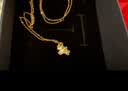 中国黄金（CHINA GOLD）黄金项链女足金独角兽小马吊坠挂坠套链生日礼物送女朋友老婆 【今/次日达】足金吊坠约0.5g*配镀金银链 实拍图