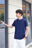 迪桑特（DESCENTE）DESCENTE迪桑特TRAINING男士D-TOUGH亲肤透气圆领短袖T恤新品 NV-藏青色 XL (180/100A) 实拍图