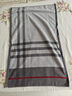 金号纯棉加厚加大枕巾吸汗透气亲肤枕头巾灰色1条 80*50cm 170g 实拍图