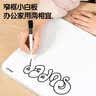 得力40*30cm黑色桌面手持小白板 可擦写单面桌面写字板 磁性儿童家用教学小黑板记事备忘提示板 实拍图