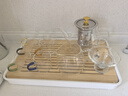 瓷牌茗茶具玻璃茶具套装家用茶盘整套带过滤茶壶加厚耐热泡茶壶茶杯大容量 雅趣大容量11件 实拍图