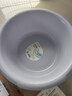 茶花（CHAHUA）塑料盆洗脸盆加厚加深家用加深学生宿舍洗衣服盆子洗脚盆塑料盆 1个装【36cm紫色】 加厚加深 实拍图