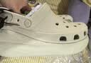 卡骆驰（CROCS）经典泡芙Clog男女一脚蹬懒人沙滩鞋 CR207521-2Y2 37 实拍图