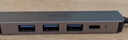 宏碁（acer）USB3.0分线器扩展坞 高速4口集线器HUB拓展坞 适用笔记本电脑转换器转接头延长线 Type-C供电 实拍图