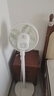 美的（Midea）【幸运草安睡1S】一级能效直流变频声控电风扇家用遥控卧室静音落地扇台式桌面抗菌大风力转页扇 实拍图