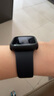 MSSM 苹果手表保护壳Apple iwatch s9/8/7/6/SE边框硬壳防摔防刮半包保护壳S7/8/9·45mm 黑色+透明  实拍图