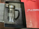 希诺双层玻璃杯男家用商务办公水杯带手柄泡茶杯子XN-9320 290mL 实拍图