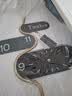 普朵钟饰 HOME DECOR挂钟轻奢现代简约家用挂表高档时尚大气创意网红餐厅客厅挂墙钟表 黑金绿加大号：45*95cm 实拍图