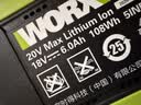 威克士20V锂电6.0Ah电池包WA3406锂电平台大脚板电动工具 实拍图