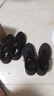 安踏云逸小黑鞋 | 男鞋运动鞋子男士夏季款皮网面透气软底减震跑步鞋 【店长推荐皮网拼接】黑武士-1 42 实拍图