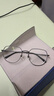 依视路（ESSILOR） 钻晶系列高清耐磨防蓝光近视薄镜片配度数眼镜架男女镜框 钛+金属-全框-4023BK-黑色 镜框+依视路膜岩高清1.60现片 实拍图