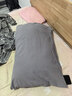 无印良品A类全棉枕套100%纯棉枕套枕巾48x74cm一对装 浅蓝灰 实拍图