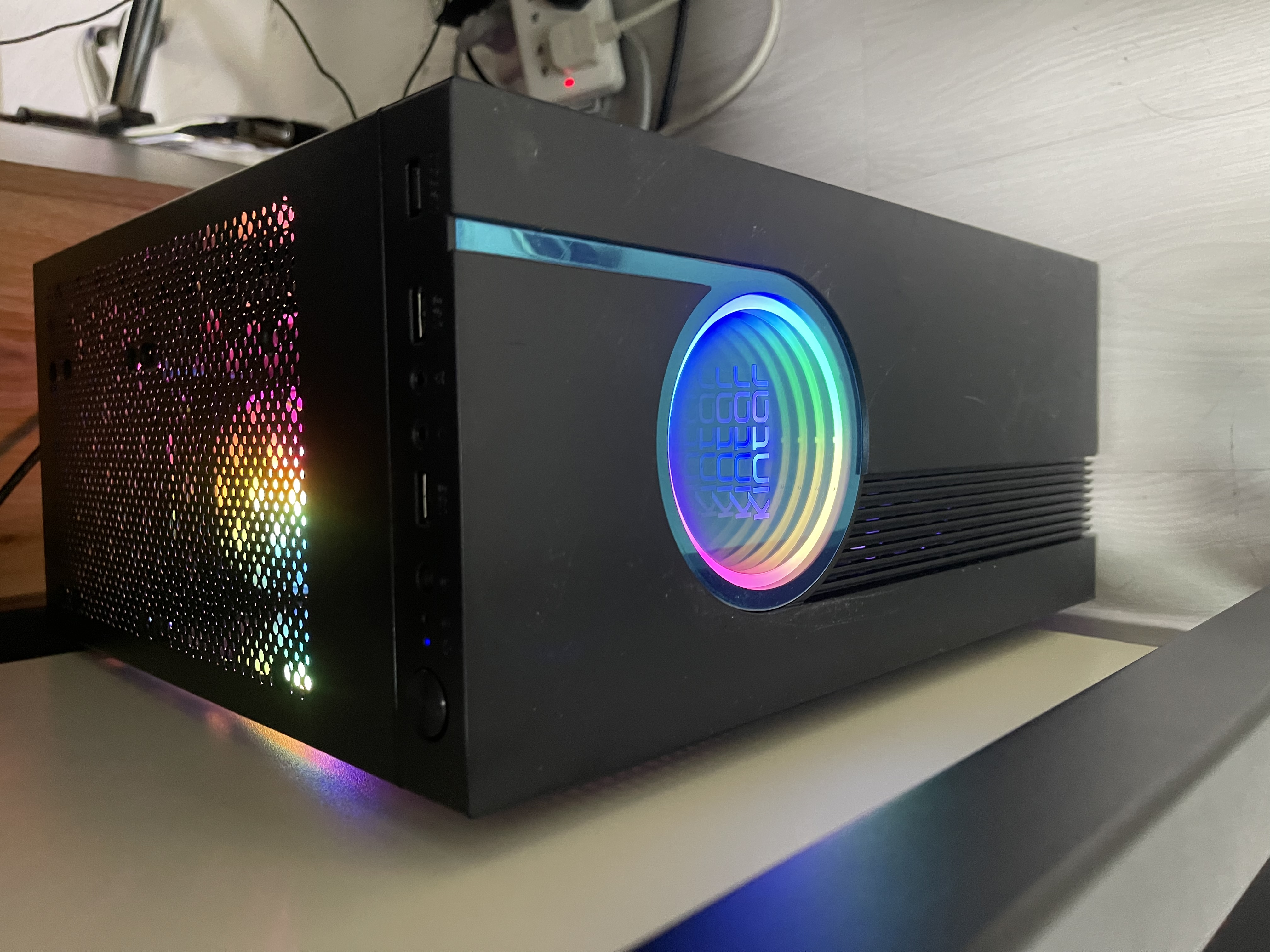 领睿英特尔酷睿i7升24核RTX4060独显64G内存台式电脑主机黑神话悟空3A游戏办公设计师渲染组装电脑全套 五：24线程强芯+16G+RX590/电竞直播 主机 实拍图