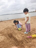 嘟嘟家【防蚊裤】女童裤子宽松夏季女孩灯笼裤透气女宝束脚裤夏款童装潮 云灰紫 100 实拍图