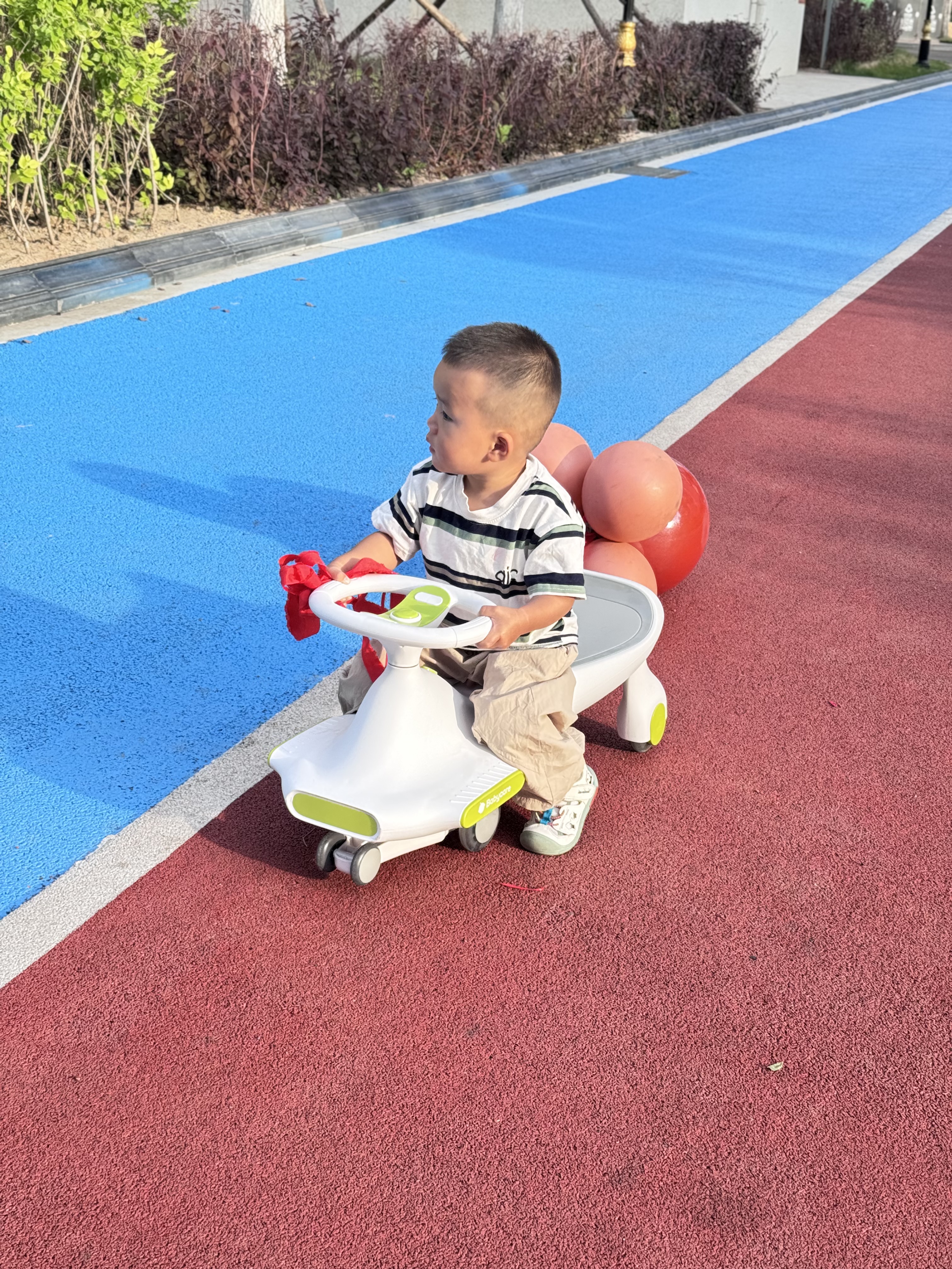 babycare扭扭车儿童溜溜车宝宝滑滑摇摆扭扭车万向轮防侧翻音乐玩具乐趣 【21首声光音乐】辛德白 实拍图
