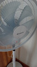 艾美特（AIRMATE）【AI风随温变】空气循环扇七叶家用直流变频节能电风扇32档柔风轻音台地两用卧室定时遥控风扇 RD1 实拍图